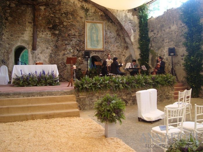 Altar para boda religioso.