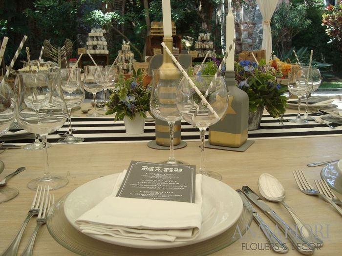 Menu - Decoración de mesa