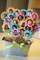 Fotos de las invitadas en flores.