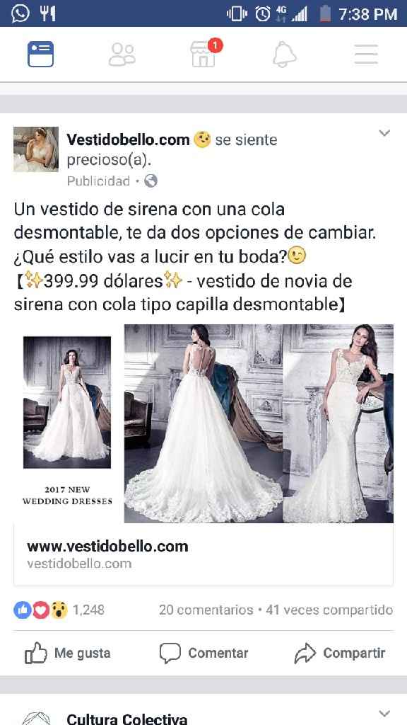 Vestido desmontable - 1