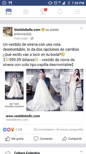 Vestido desmontable - 1