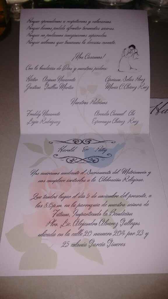 Mis invitaciones x fin! - 2