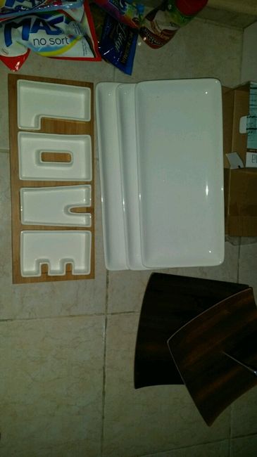 Platos para mesa de postres - 1