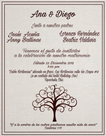 Frases para invitaciones 19