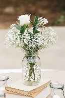 Centros de mesa con flores 