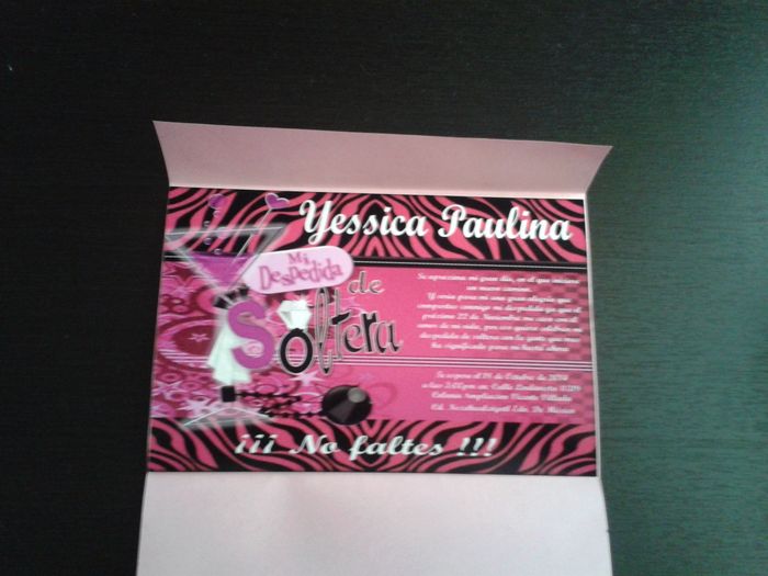 Invitaciones de despedida !!!!! - 2