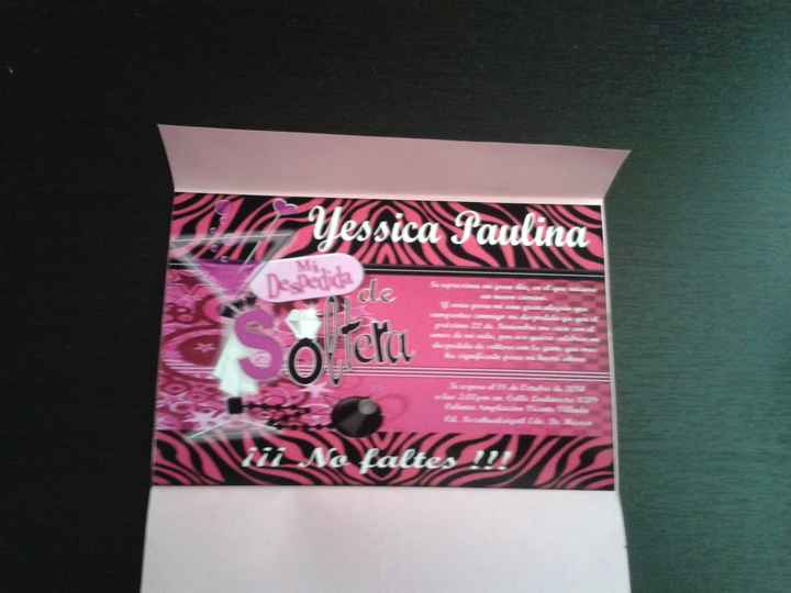 Invitaciones de despedida !!!!! - 2