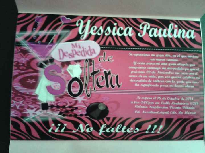 Invitaciones de despedida !!!!! - 4