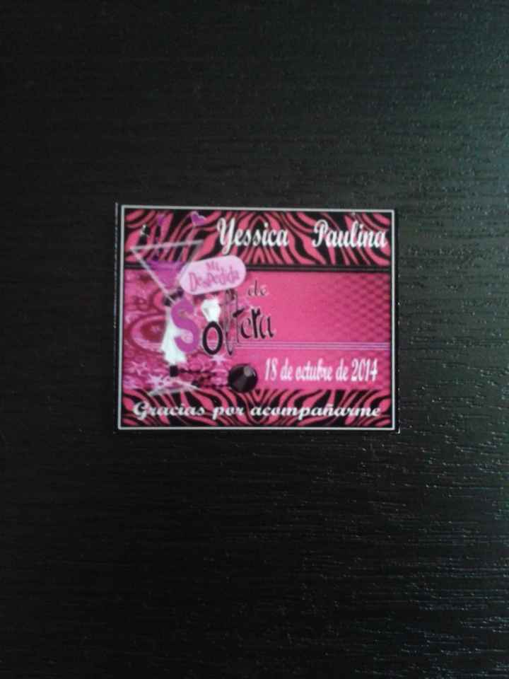 Invitaciones de despedida !!!!! - 6