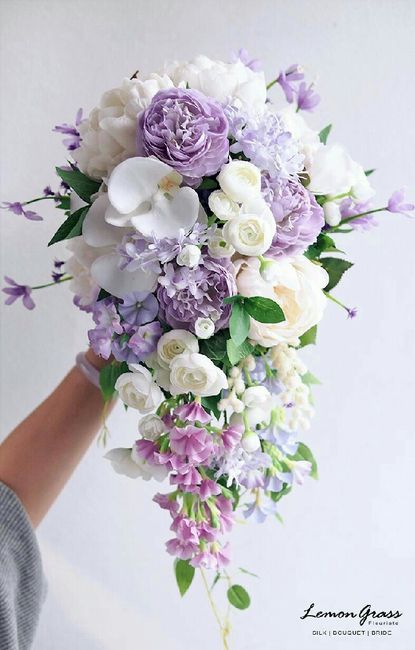 Ramos de novia en morado 10