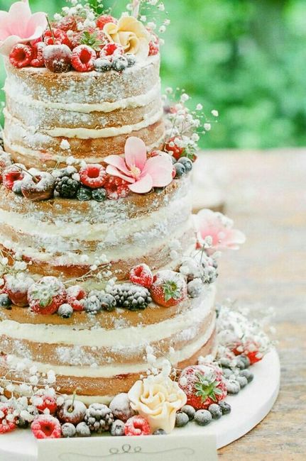  Ideas de pastel estilo naked - 24