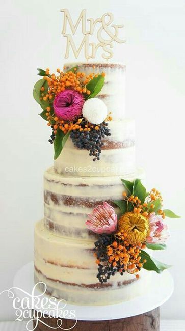  Ideas de pastel estilo naked - 35