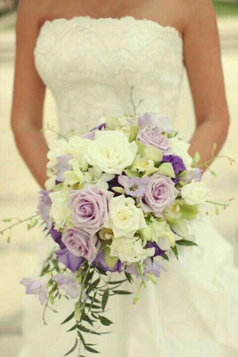  Ramos de novia en morado - 7