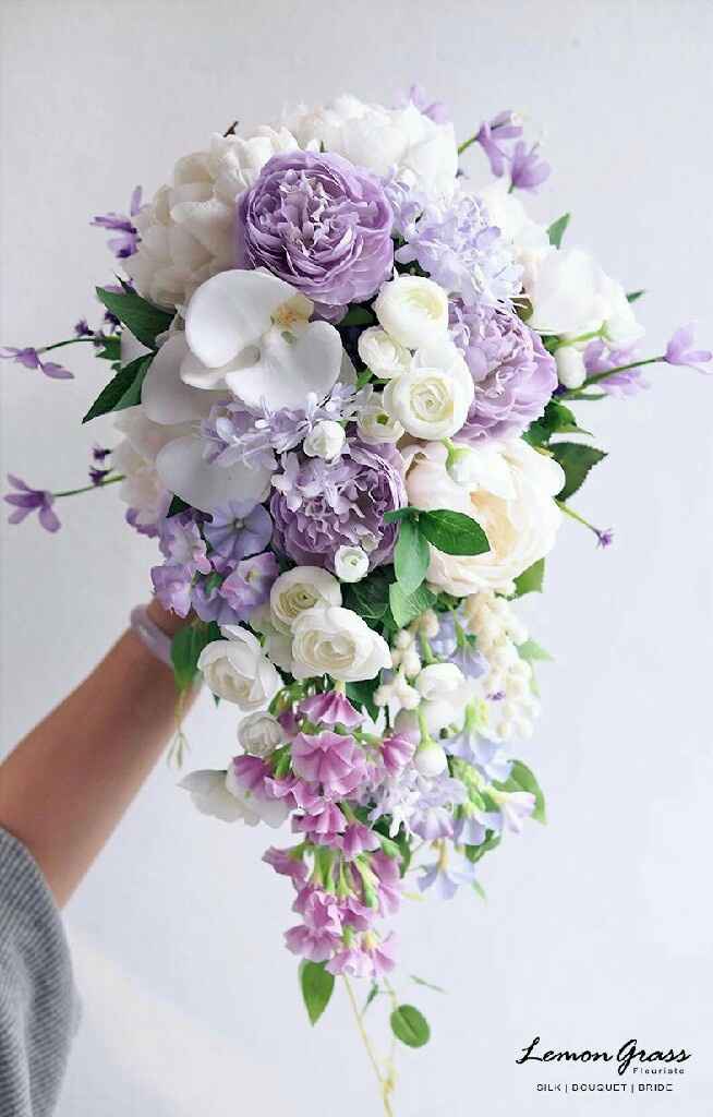  Ramos de novia en morado - 10