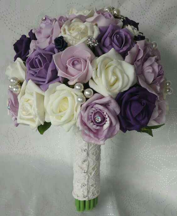  Ramos de novia en morado - 18