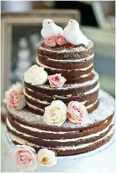  Ideas de pastel estilo naked - 14
