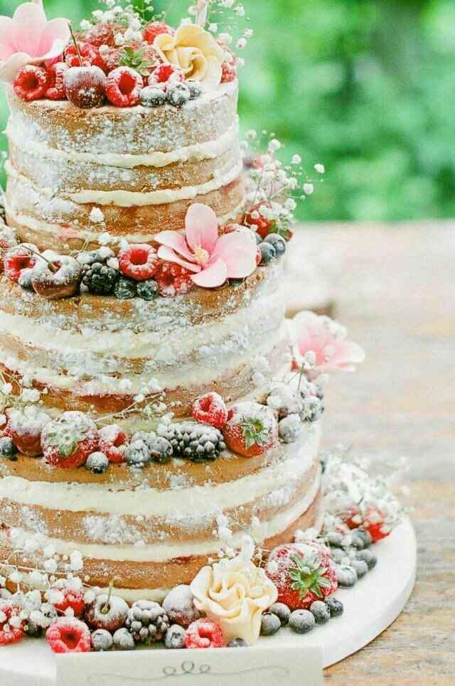  Ideas de pastel estilo naked - 24