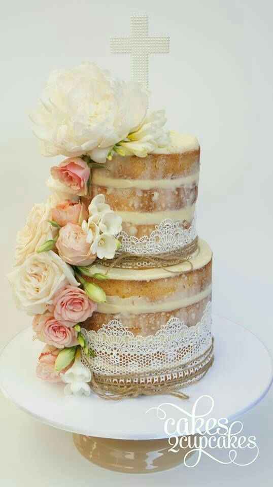  Ideas de pastel estilo naked - 25