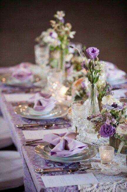 Inspiración para bodas en lila y lavanda - 3