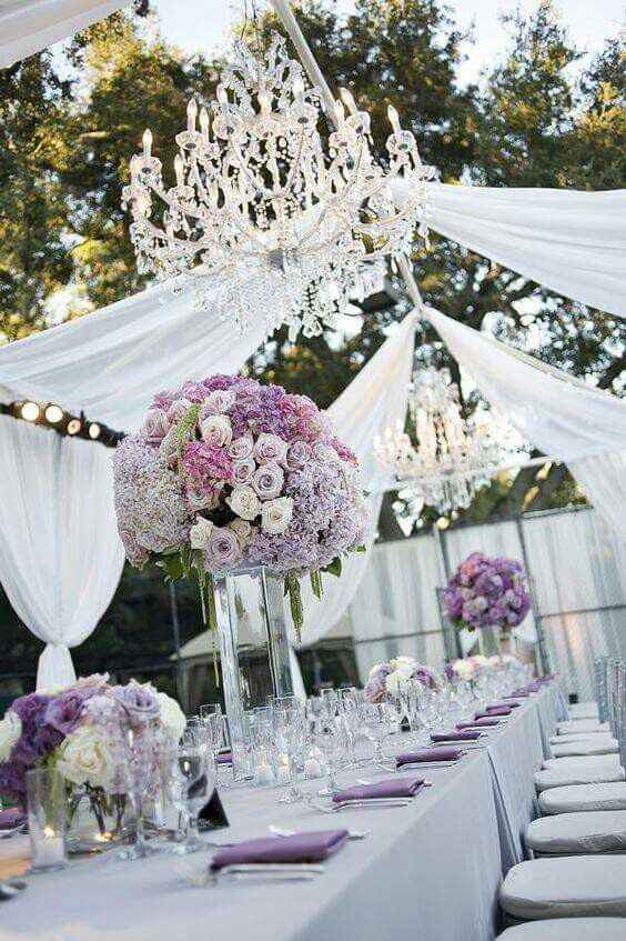 Inspiración para bodas en lila y lavanda - 7