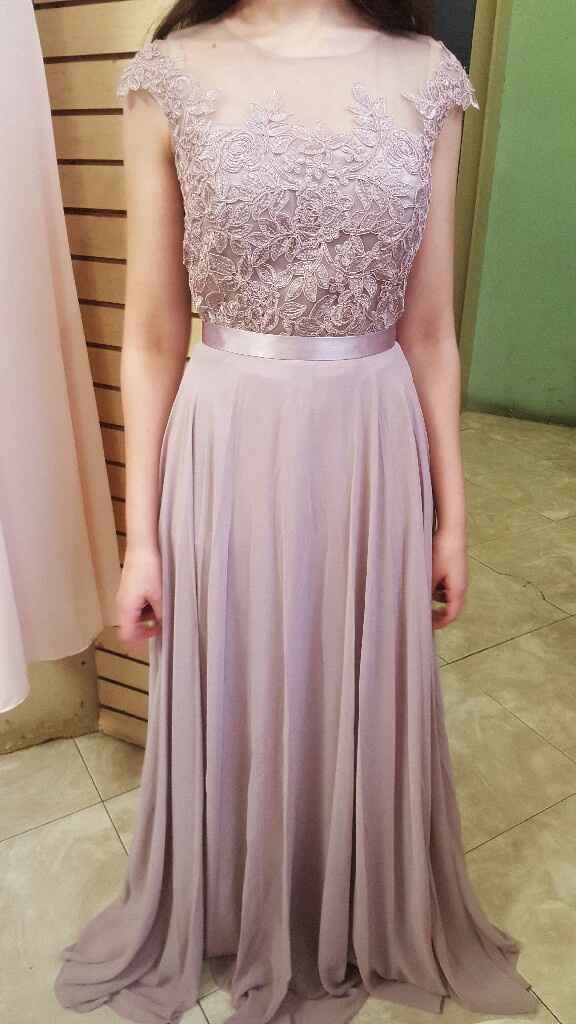 Drama con los vestidos de dama - 1