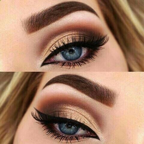 Maquillaje ojos azules 21