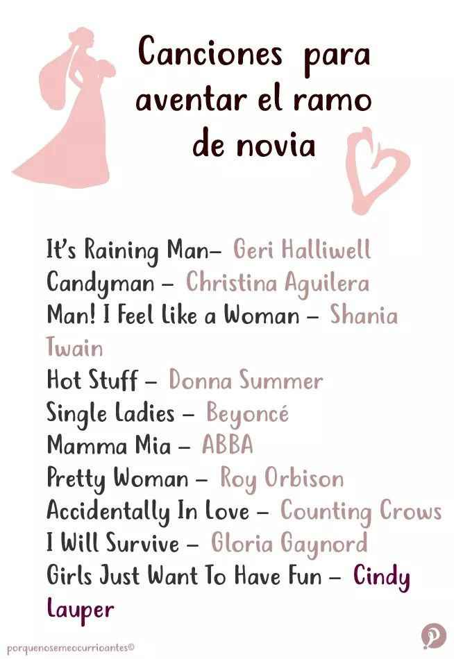  Ya tienen su cancion a la hora de aventar el ramo? 💐🤗👰 - 1