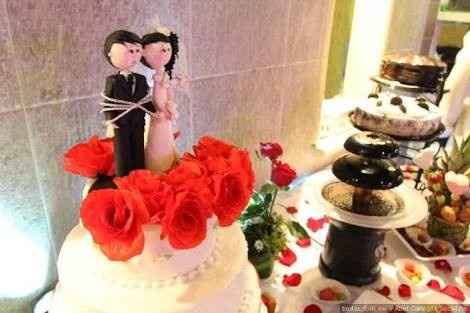  Muñecos o flores en el pastel de bodas, ustedes que opinan brides? 🎂👰🤵 - 8