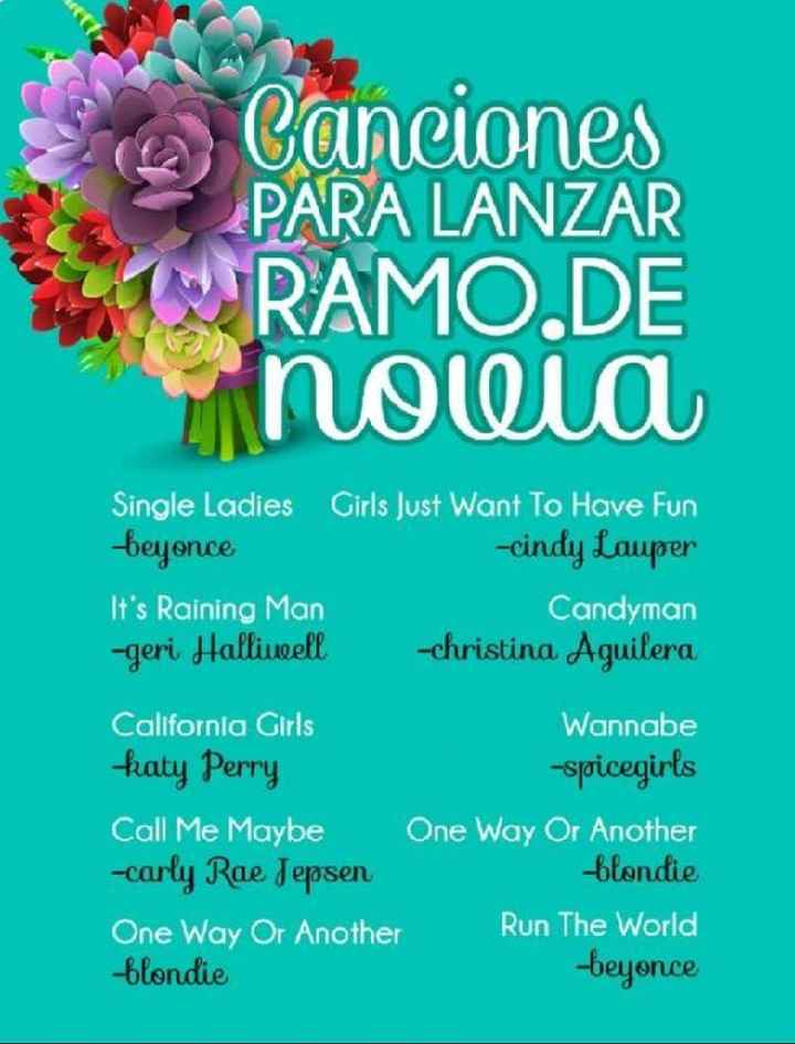  Canciones para lanzar Ramo de Novia 💐🎶🎵 - 1