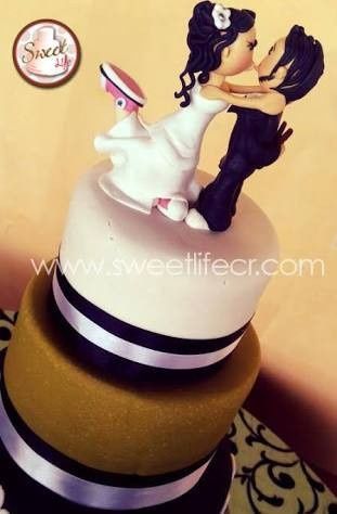  Muñecos o flores en el pastel de bodas, ustedes que opinan brides? 🎂👰🤵 - 6