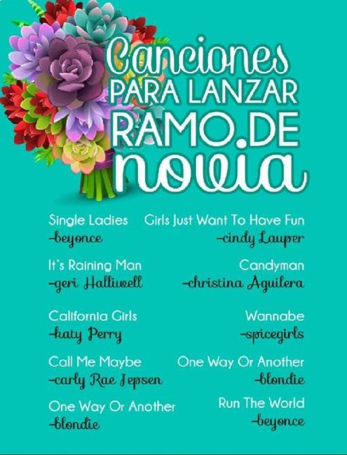  Canciones para lanzar Ramo de Novia 💐🎶🎵 - 1