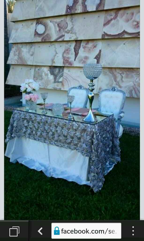 10 ideas para decorar la mesa de honor para el dia b - 1
