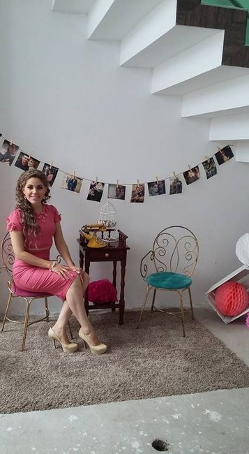 Hicimos un tendedero con fotos