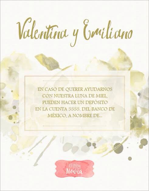 Pedir dinero como regalo antes de la boda? - 1