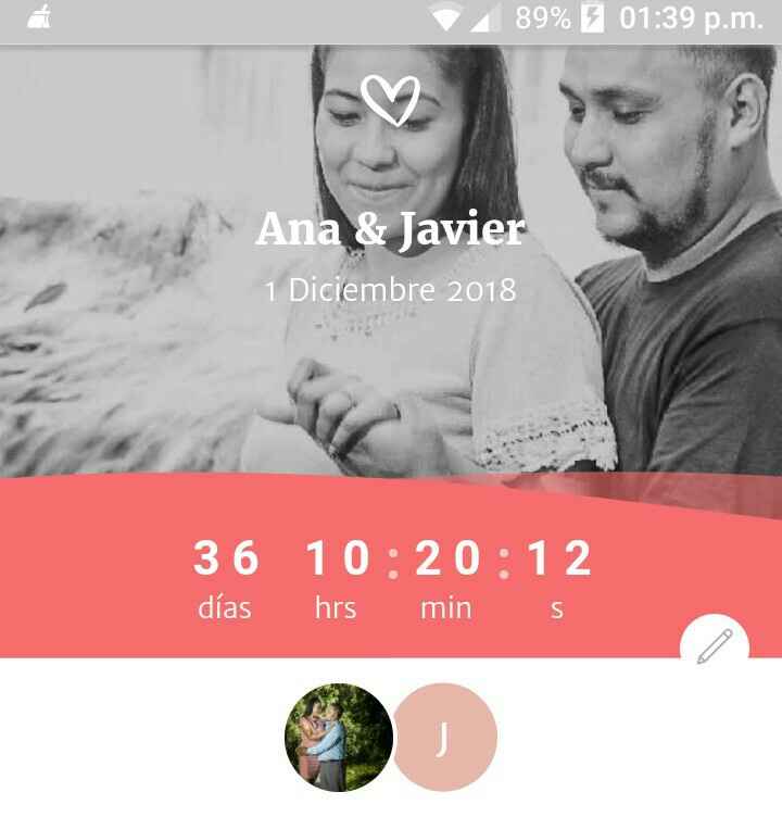 Cuanto Falta para su Gran Día? - 1