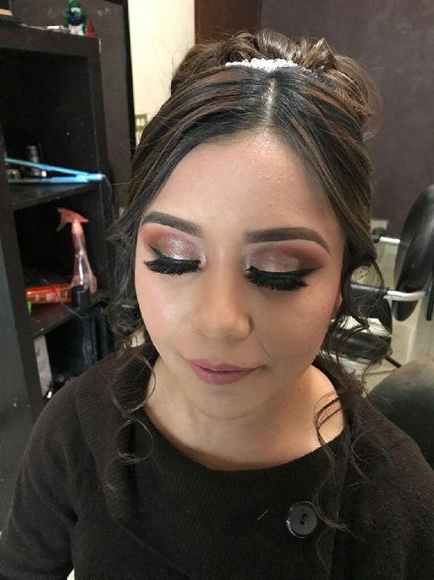 Prueba de peinado y maquillaje. - 3