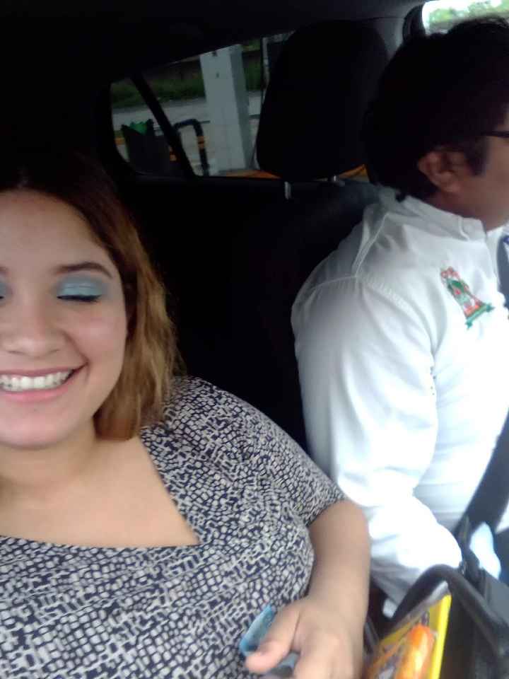 Gabriela reta a los novios a poner su peor foto - 1