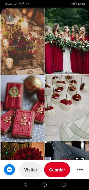 Color de vestido de damas en frío 13