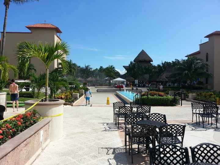 una de las plazas del hotel