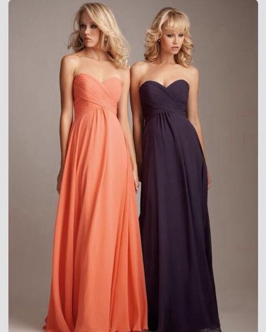 Vestidos de damas - 1