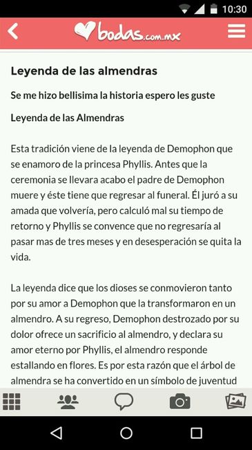 Leyenda de las 5 almendras - 1