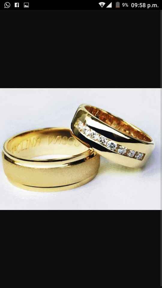 Eligiendo argollas - 1