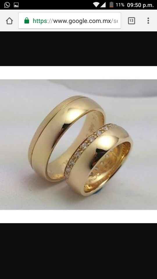 Eligiendo argollas - 2