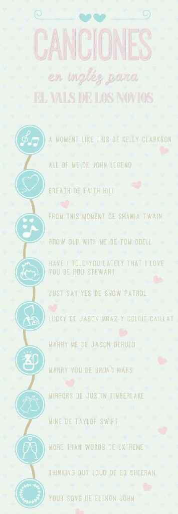Canciones para el primer baile de esposos ??? - 1