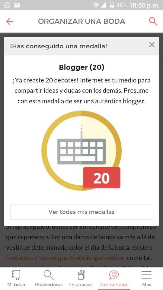 Suuuuper emocionada novia adicta 🙈 mi nueva medalla - 1