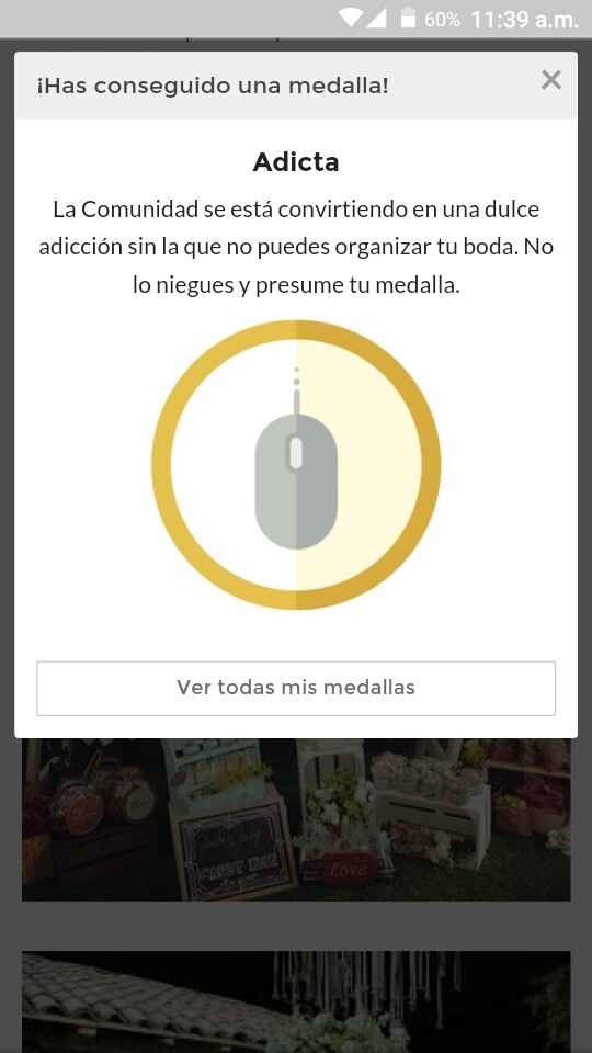 Suuuuper emocionada novia adicta 🙈 mi nueva medalla - 2