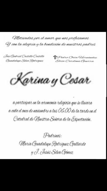 Textos en invitaciones - 1