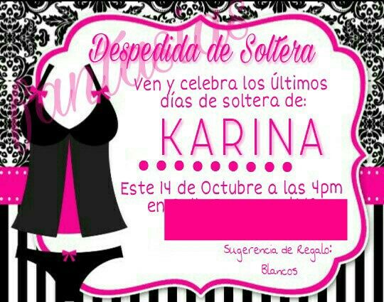  Invitaciónes Para despedida - 1