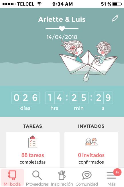 ¿Cuánto falta para que se casen? - 1