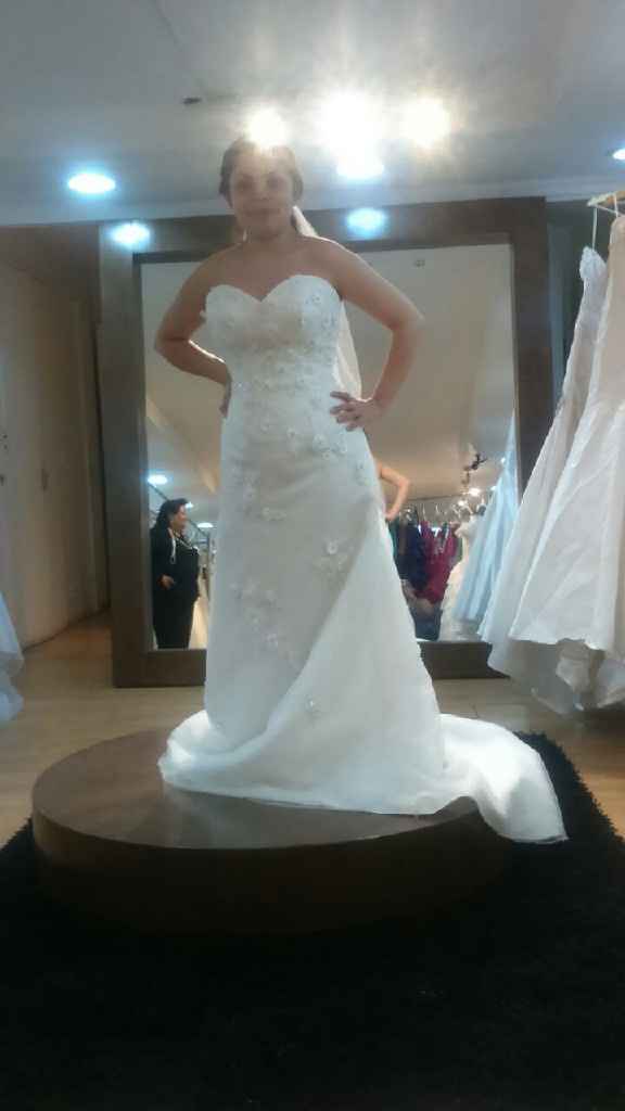 El juego de espectativa vs. realidad - mi vestido de novia - 2